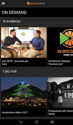 Arancia Live android App screenshot 2